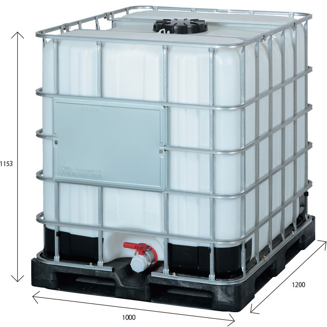 美品★全国配送可★即渡し可★IBCコンテナ1000L⑬★千葉市内直接引き取り可 液体コンテナ(プラスチック製IBC) | 太陽シールパック株式会社